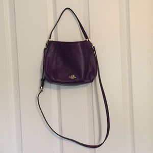 Purple Coach Crossbody